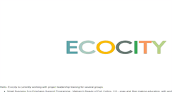 Desktop Screenshot of ecocity.com