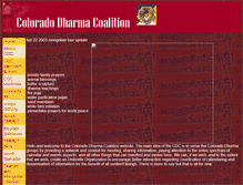 Tablet Screenshot of colorado-dharma-coalition.ecocity.org